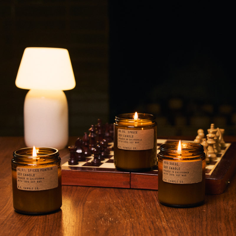 Fall Classics Iris Suede, Spiced Pumpkin, Spruce collection