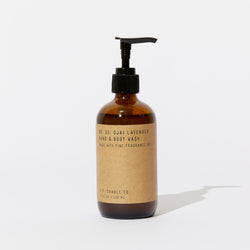 P.F. Candle Co. Wholesale Ojai Lavender Hand & Body Wash - Product - This collection is vegan and cruelty-free, contains no sulfates, parabens, or phthalates, and is packaged in recyclable glass bottles to fit right in with any home decor.
