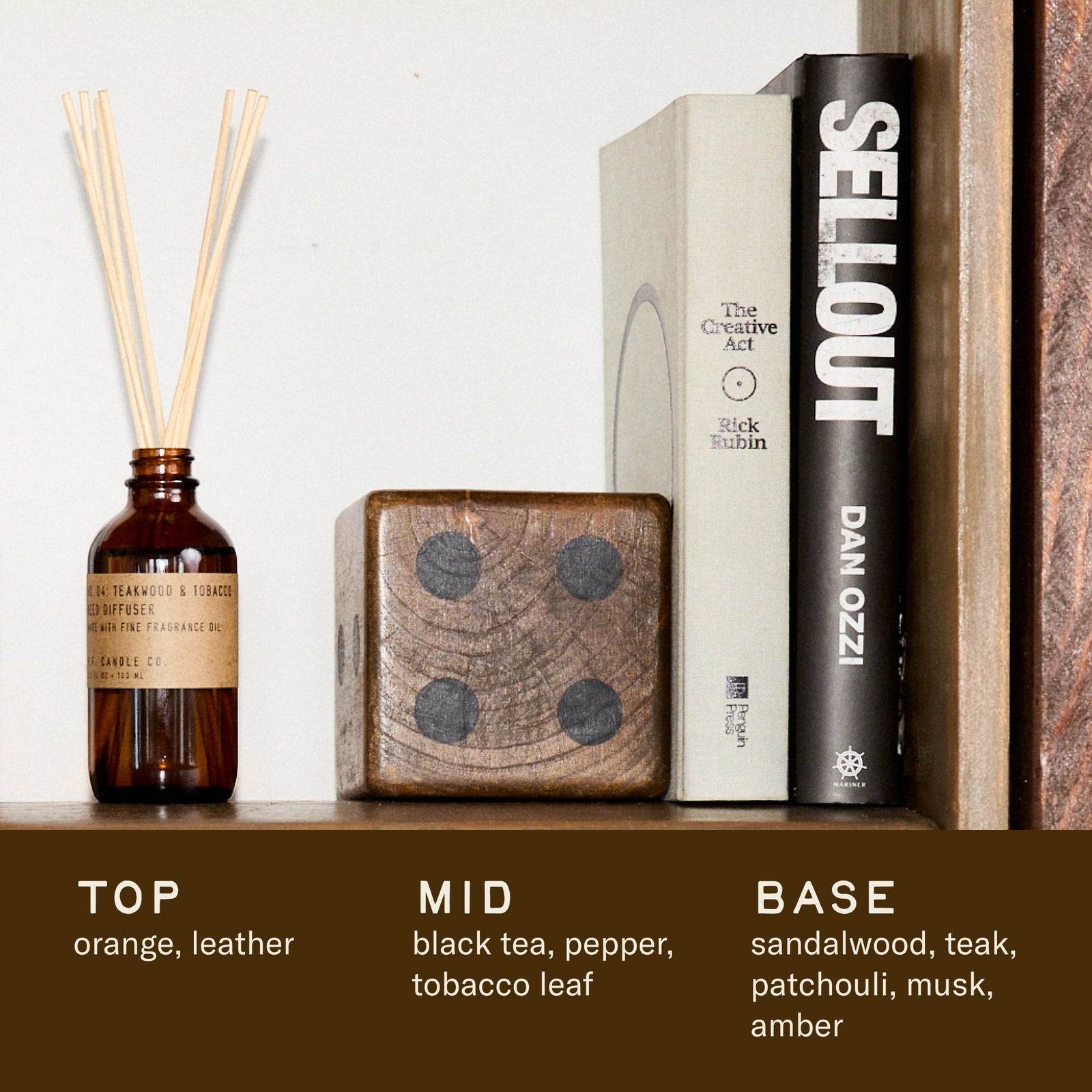 teakwood tobacco diffuser Teakwood & Tobacco Reed Diffuser
