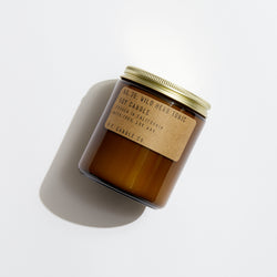 P.F. Candle Co. Wholesale - Wild Herb Tonic Classic 7.2 oz Standard Scented Soy Wax Candle - Product - Hand-poured into apothecary inspired amber jars with our signature kraft label and a brass lid.